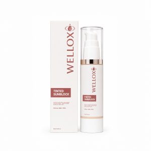Wellox Tinted Sunblock SPF 50-60 | Broad Spectrum Daily Sunscreen