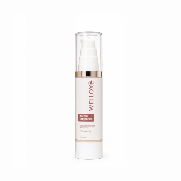Wellox Tinted Sunblock SPF 50-60 | Broad Spectrum Daily Sunscreen