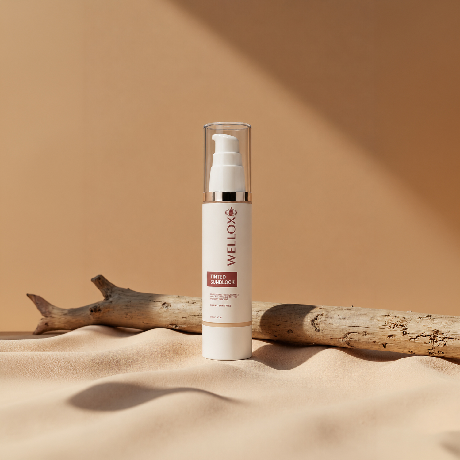 Wellox Tinted Sunblock SPF 50-60 | Broad Spectrum Daily Sunscreen - Image 4